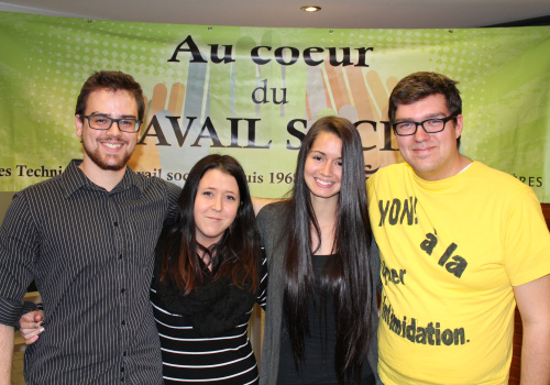 Simon Picard, Mylène Hould, Marie-Lyn Morissette-Bélanger et Alexandre Lampron-Marchand.