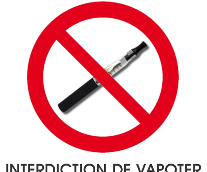 Affiche Interdiction de vapoter