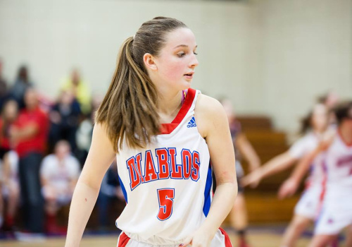 Carrie-Ann Auger, athlète basketball Diablos