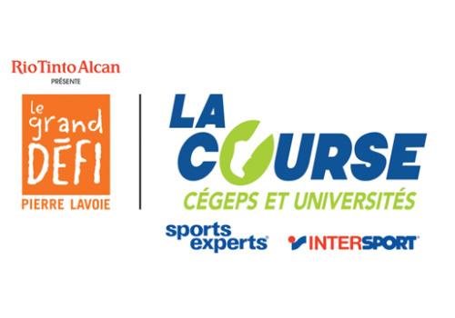 Affiche Le grand Défi Pierre Lavoie - La course cégeps et universités