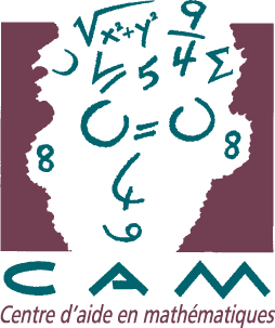 Logo CAM Centre d'aide en mathématiques