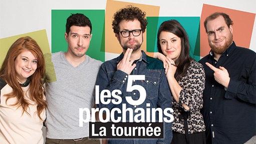 Affiche Le spectacle les 5 prochains au cégep de TR