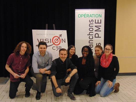 Jérémie Garceau, David Cloutier, François Charron, Stéphanie Blais, Sandra Kamanzi, Sarah Gravel, Sarah-lyse Adam.