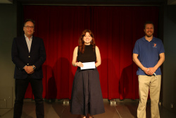 René Villemure, Justine Viviers (1er prix) et Jan Michel