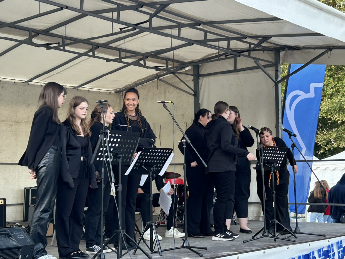 Délégation d'étudiants et étudiantes en Musique à Soissons