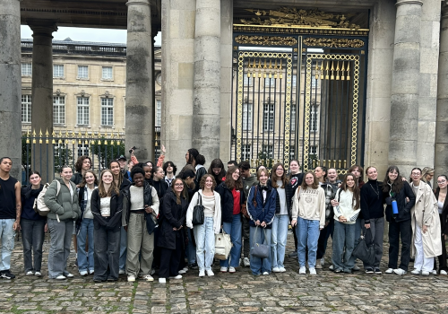 Délégation d'étudiants et étudiantes en Musique à Soissons